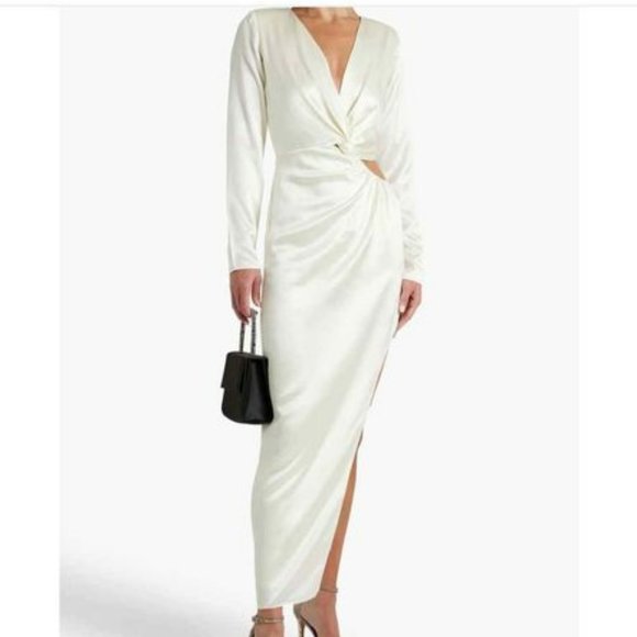 NWOT Nicholas Cut-out Satin Dress New size 6 - Picture 1 of 8